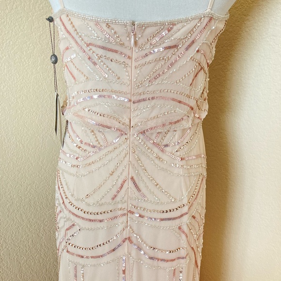 Special occasion gown party dress bridesmaids wedding guest dress art deco dress - Picture 13 of 16